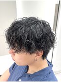 ショートマッシュ×シャドウパーマ【松戸/メンズ】
