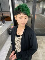 スーパーシーン(SUPER SCENE) 着物ヘア/大人ガーリー/ダークアッシュ/似合わせカット/宜野湾