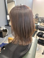 レナータ ヘア(Renata hair) 30代40代50代大人可愛いくびれミディ/柔らかベージュ/白髪ぼかし