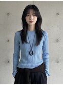 フェイスフレーミングルーツカラーネオウルフ天使の羽バングボブ