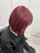 ノアル 大宮店(NOAHL) チェリーレッド/ピンク/ブリーチ/ダブルカラー M