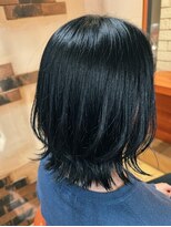 ヘアメイク フレンシア(hair make flencia) 艶髪グレージュの外ハネくびれボブ【205スタイル】