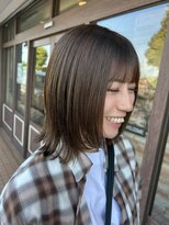 ヘアードレス ル レーヴ(hair dress Le reve) ナチュラルオリーブ×フェイスレイヤー
