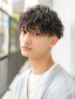 メンズサロン アネロ 名駅(Men's salon anhelo)&nbsp;ツイストスパイラルパーマ×ツーブロック×マッシュ×u24