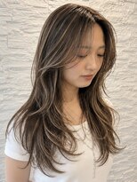 ノラキチジョウジ(NORA KICHIJOJI)&nbsp;オフィスで浮かないハイライト地毛風ハイライト毛流れレイヤー