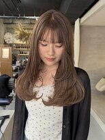 カイコヘアーアンドアートスタジオ(kaiko hair&art studio) たっぷりレイヤーにふんわりベージュ
