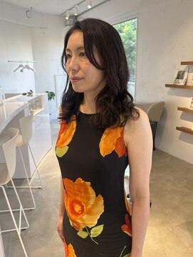 サークル(CIRCLES) 根元は縮毛矯正+毛先はデジタルパーマ ストカール