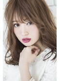 ふんわりヌーディーベージュ【miel hair blanc】