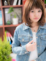 カバーヘアアンドスパ ブリス 浦和(COVER HAIR&SPA bliss)&nbsp;*+COVER HAIR+*…ショートバングで【甘辛ミディ】ｄ