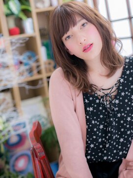 カバーヘア イヴ 戸頭店(COVER HAIR EVE) *+EVE戸頭+*…くせ毛風カールｘ斜めバング☆ラブクラシカルa