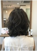 柔らか自然パーマ