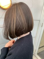 ヘアークラフト アニー 南郷18丁目店(HAIR CRAFT Annie)&nbsp;ハイライトボブ　札幌/白石/南郷