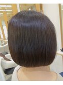 ショートボブ　大人艶髪
