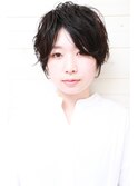 ［OCEAN　Hair&Life]黒髪☆春パーマ☆ベリーショート☆