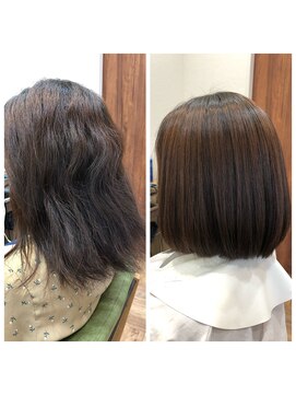 ヘアーグラン(Hair Gran.) 縮毛矯正施術例