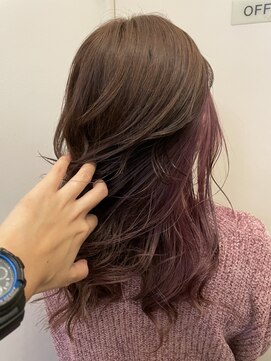 イヴァン アンド リズ 奈良店(IVAn ＆ LIZ) #インナーカラー#ピンクカラー