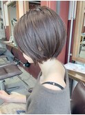 30代奥行きショートハイライトカラーRuufus恵比寿・渋谷