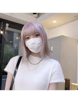 フラム 渋谷(flamme) ホワイトラベンダーカラー