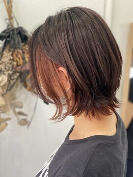 リブロ(liblo) ボブウルフ×フェイスフレーミング(オレンジベージュ)【liblo】