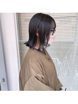 外ハネボブ/ボブ/切りっぱなしボブ/ブルージュ