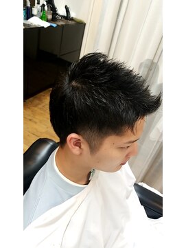 ティーズバーバー 亀有店(T's BARBER) ツーブロアップバンク