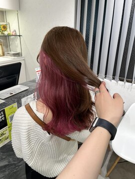 ミューバイケンジ(miu by KENJE) miu　ピンクインナーでかわいく