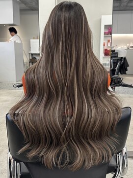 ジルブラン(JIL BLAN) ハイライトバレイヤージュダブルカラー20代30代40代グレージュ