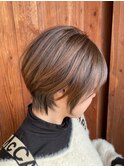 ショートヘア/ヘアカラー/20代/30代/40代/50代/福岡/飯塚/田川