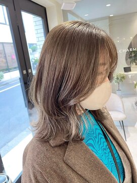 ミズチャーム(Ms.CHARM) ハイライトカラー/ミルクティーベージュ