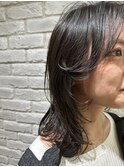 韓国風レイヤーボブ