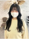 韓国風/ブルーブラック