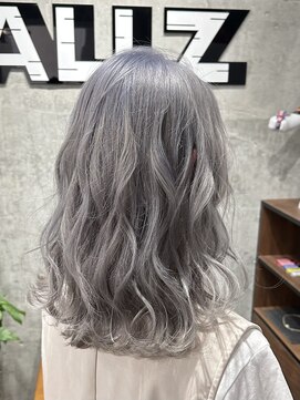 オルズ 渋谷(ALLZ) ハイトーンホワイトグレーダブルカラーケアブリーチケアカラー