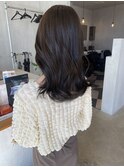 大人可愛い艶感抜群チョコレートブラウン韓国風レイヤー