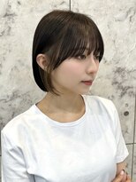 シー バイ ロンド 新宿(Sea by Lond)&nbsp;似合わせカット×大人ガーリー[ダークアッシュ/韓国]