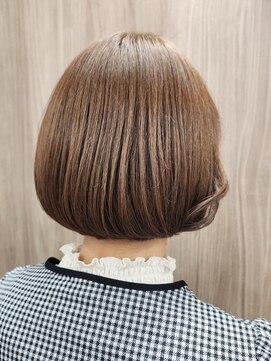 テーラヘアー 土気あすみが丘店(TELA HAIR) ミニボブ×ベージュ