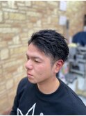 ゆるめのツイストパーマ <理容室>/メンズ/バーバー/サロン