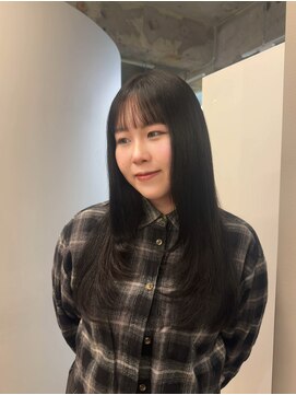 カノエ(canoe) ブルーブラック × 顔周りlayer