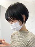 横浜西口くびれショート切りっぱなしボブベージュカラー30代★