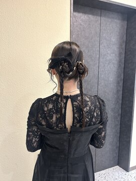 ミラ(Mila) リボンがかわいい＊人気カチモリアレンジ/結婚式.ヘアセット
