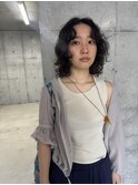 レイヤーカット/ウェーブミディアム[中崎町/梅田駅］