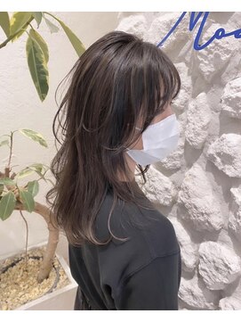 ヘアサロン エフ 渋谷(F) #レイヤーカット　#アッシュブラウン　#ハイライト