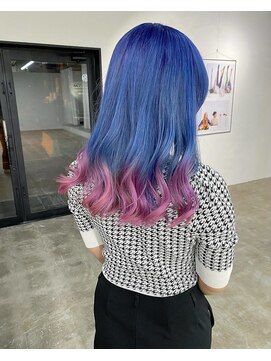 スーパーシーン(SUPER SCENE) くびれヘア/アプリコットオレンジ/夏のヘアアレンジ/宜野湾