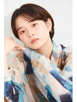 アーサス ヘアー サローネ 五井店(Ursus hair salone by HEADLIGHT)&nbsp;暗めカラーグランマッシュデザインカラーフェイスフレーミング