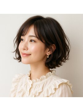 スープレックス ヘアーデザイン(SOUPREX HAIR DESIGN) 丸みが可愛いふんわりボブパーマ 20代 30代 40代 50代 60代