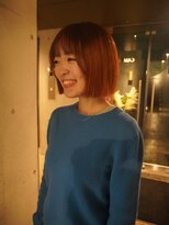 カシ 中目黒(CASI)&nbsp;ブラッドオレンジの温もりを纏ったミニボブ