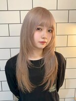 ベレーザ 渋谷神南(Beleza)&nbsp;16828渋谷ホワイトブロンドハッシュカットミルクティーカラー