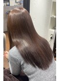 水素髪質改善トリートメント/酸性縮毛矯正/ラテグレージュ