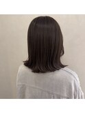 【&ONE 自由が丘】くすみブラウン　× &nbsp;切りっぱなしミディアム
