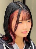 アウラ(AURA)&nbsp;フェイスフレーミング/イヤリングカラー/ピンクベージュ