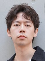 バイフィフス 原宿/表参道(by fifth)&nbsp;メンズシースルーマッシュニュアンスパーマシャドウパーマテテ風